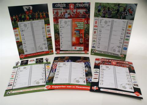 Kalenders C1000 FC Twente Heracles Almelo Go Ahead Eagles 2012 drukwerk maatwerk