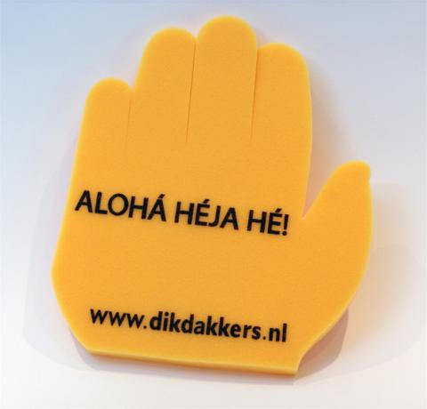 Zwaaihand De Dikdakkers Premiums, merchandise, promotie, reclame, maatwerk, ucic